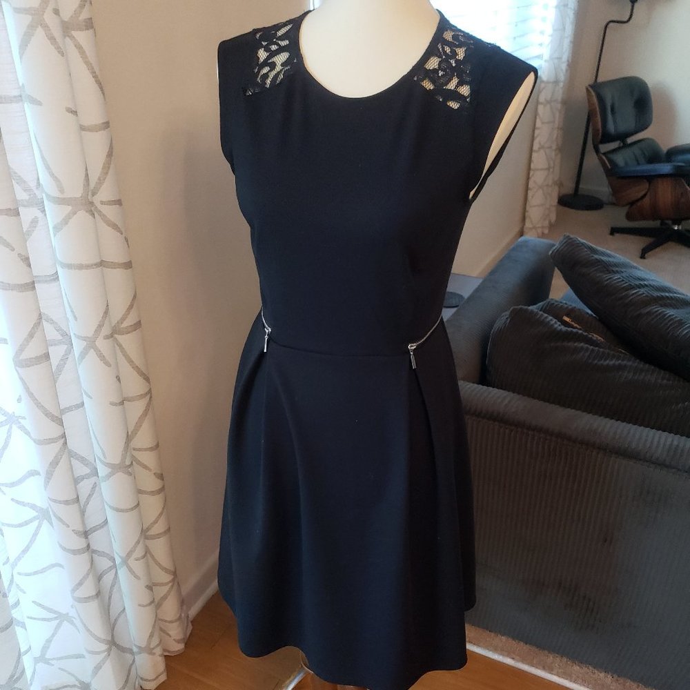 LBD Little Black Dress with lace details